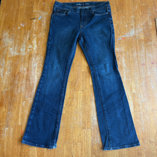 Old Navy Bootcut Jeans XL 14-16 Fits Like 28X26 Dark Wash Stretch Denim Womens