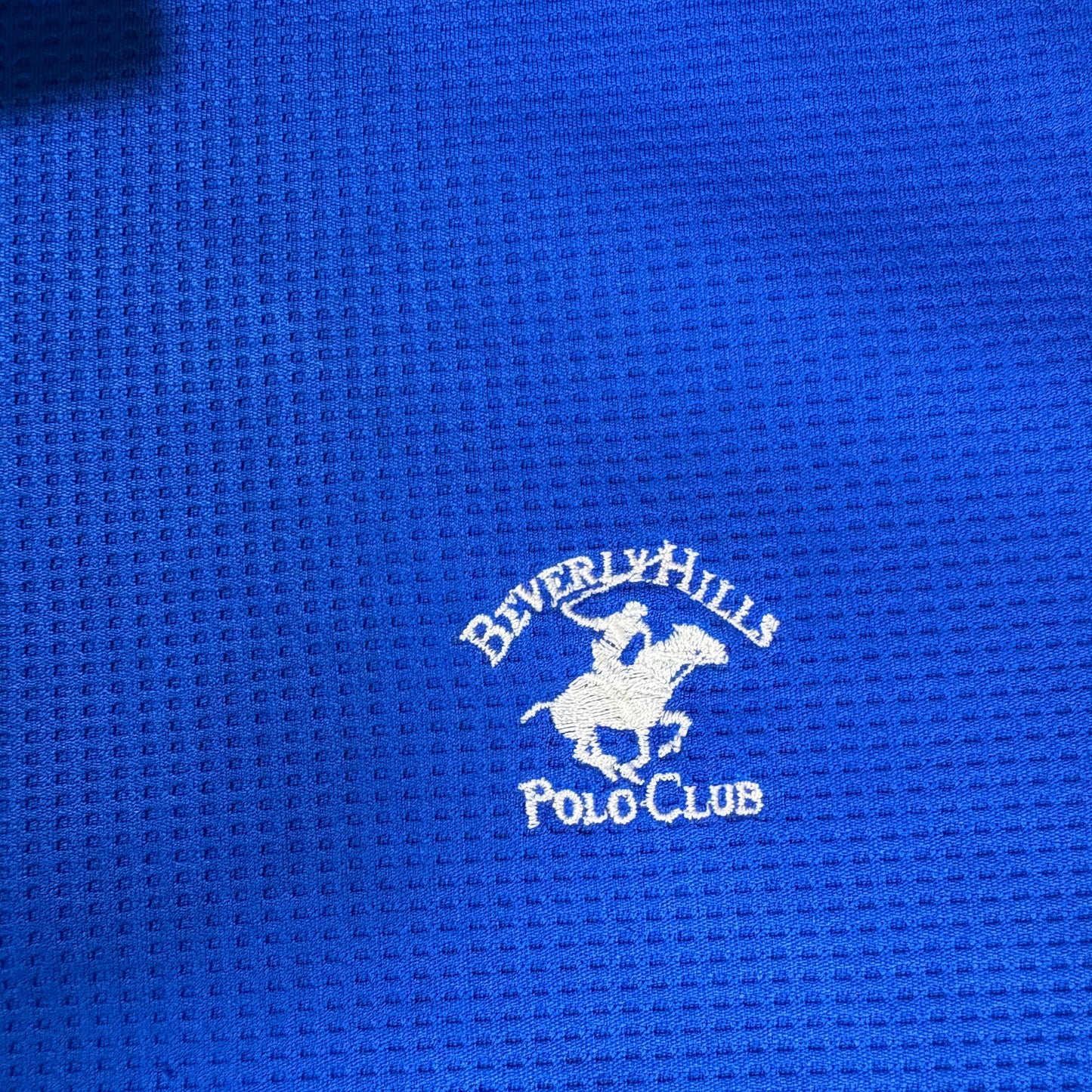 Royal Blue Mens Golf Polo Shirt XL Embroidered Sports Club Short Sleeve Casual