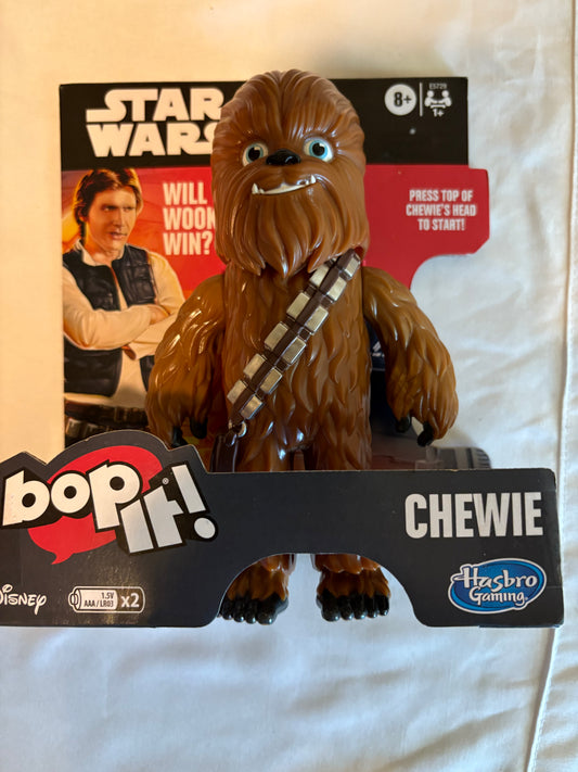 Star Wars Bop It! Chewbacca Talking Game Hasbro Disney New in Package 2019