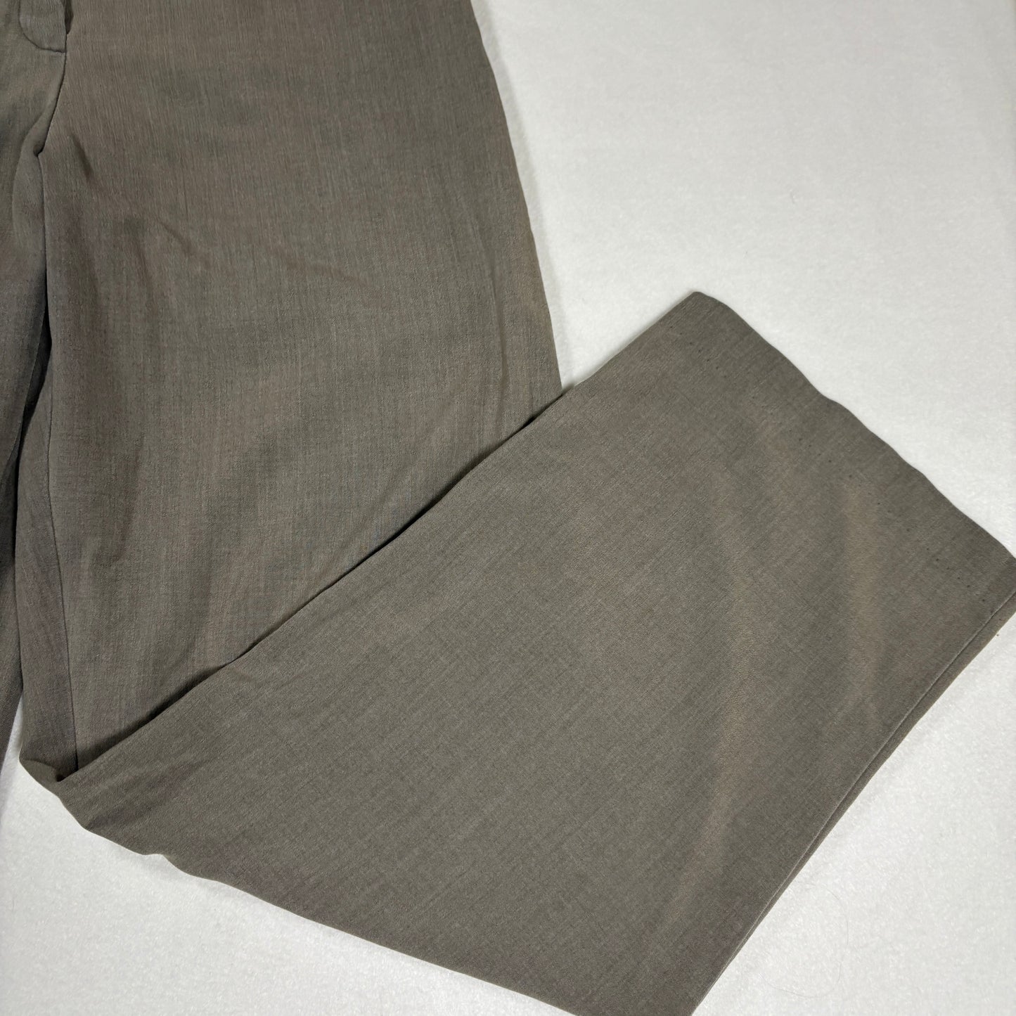Briggs New York Womens Pants 16 Brown Plus Size Stretch Pull On Dress Slacks