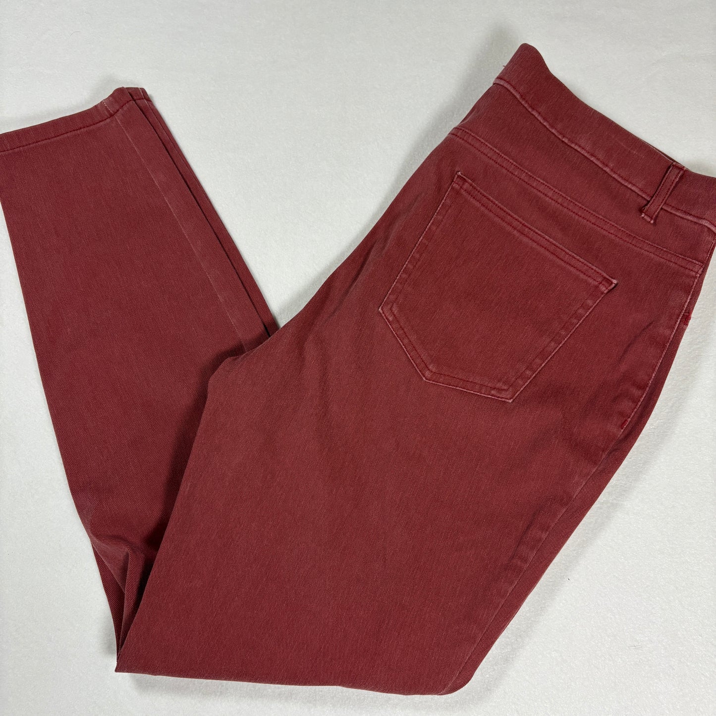 Time and Tru Womens Plus Size 20 Red Jeans Baggy Relaxed Fit Y2K Vintage Denim