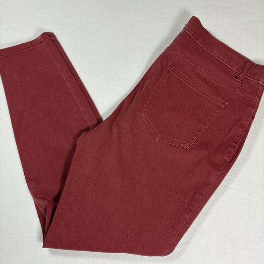 Time and Tru Womens Plus Size 20 Red Jeans Baggy Relaxed Fit Y2K Vintage Denim