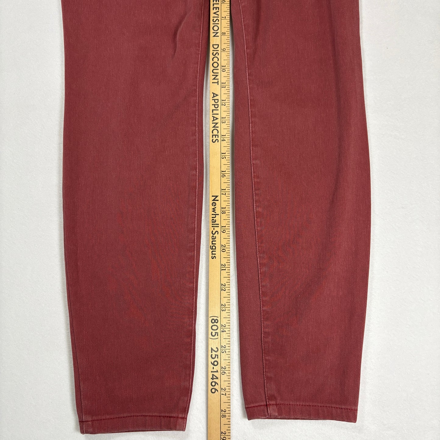 Time and Tru Womens Plus Size 20 Red Jeans Baggy Relaxed Fit Y2K Vintage Denim