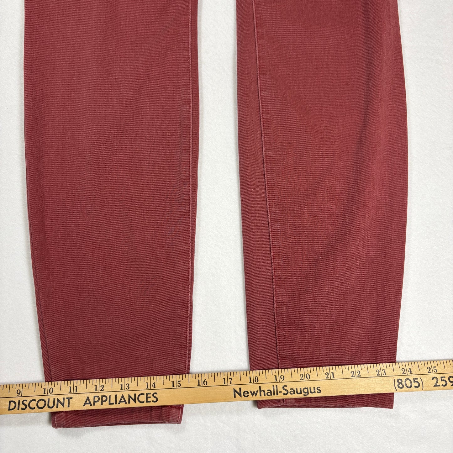 Time and Tru Womens Plus Size 20 Red Jeans Baggy Relaxed Fit Y2K Vintage Denim