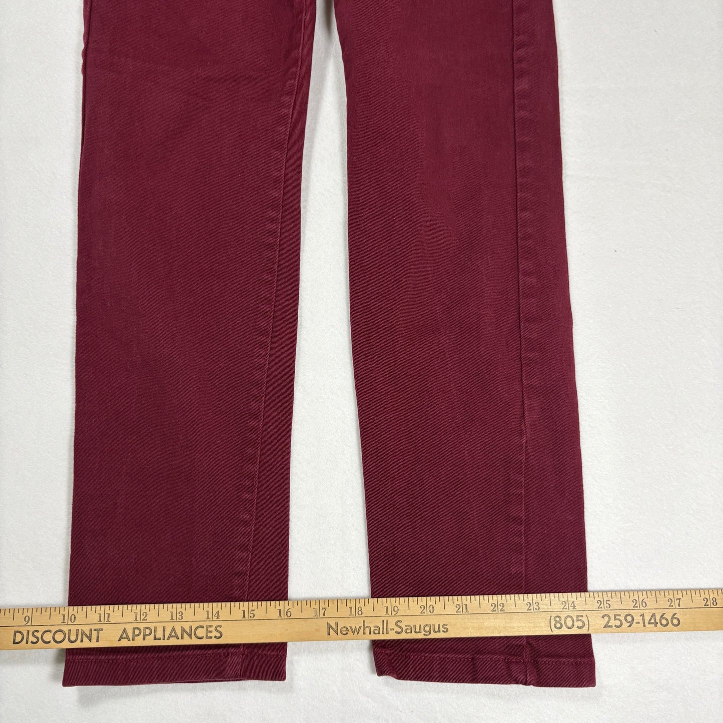 The Next Movement Womens Jeans 30 Red Stretch Skinny Y2K Vintage Denim Pants
