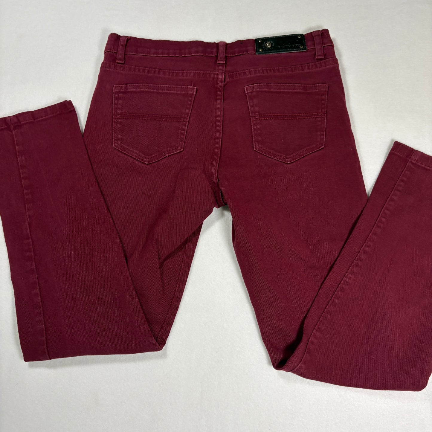 The Next Movement Womens Jeans 30 Red Stretch Skinny Y2K Vintage Denim Pants