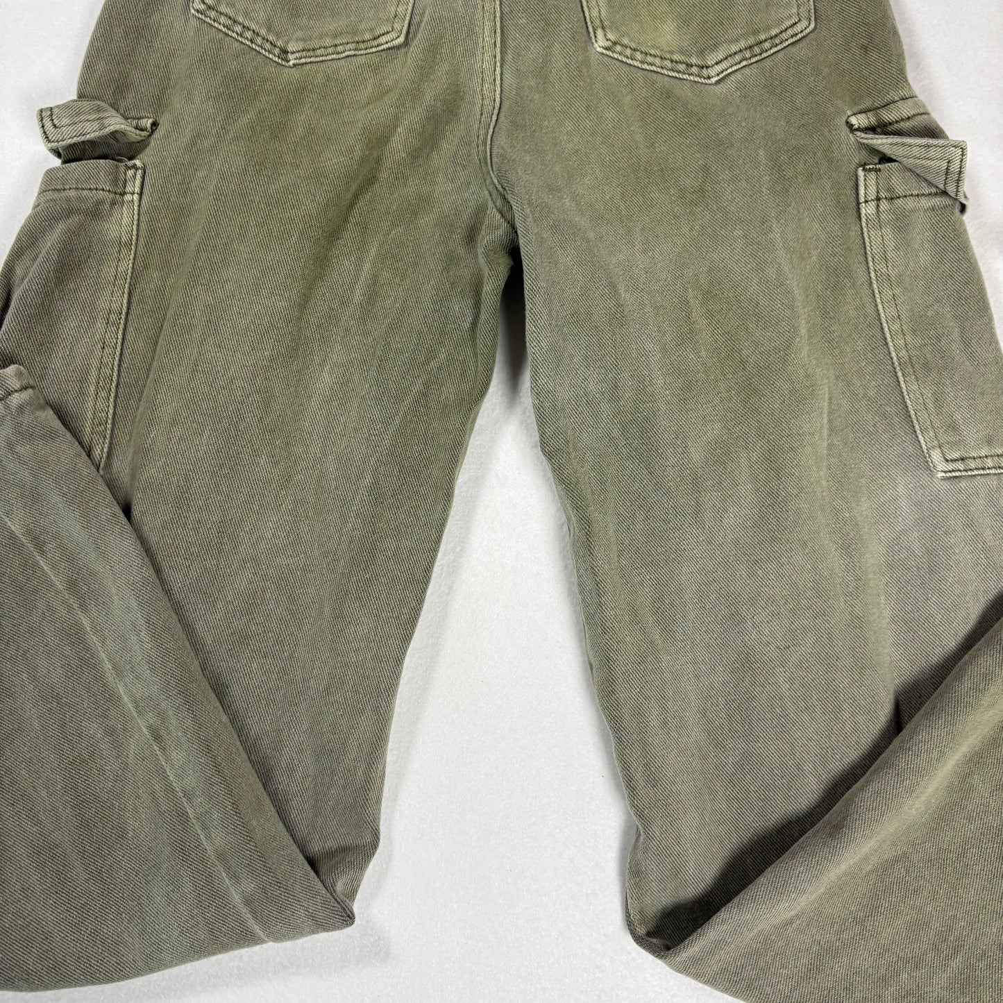Mens Cargo Pants Green 36x30 Utility Workwear Y2K Vintage Baggy Carpenter