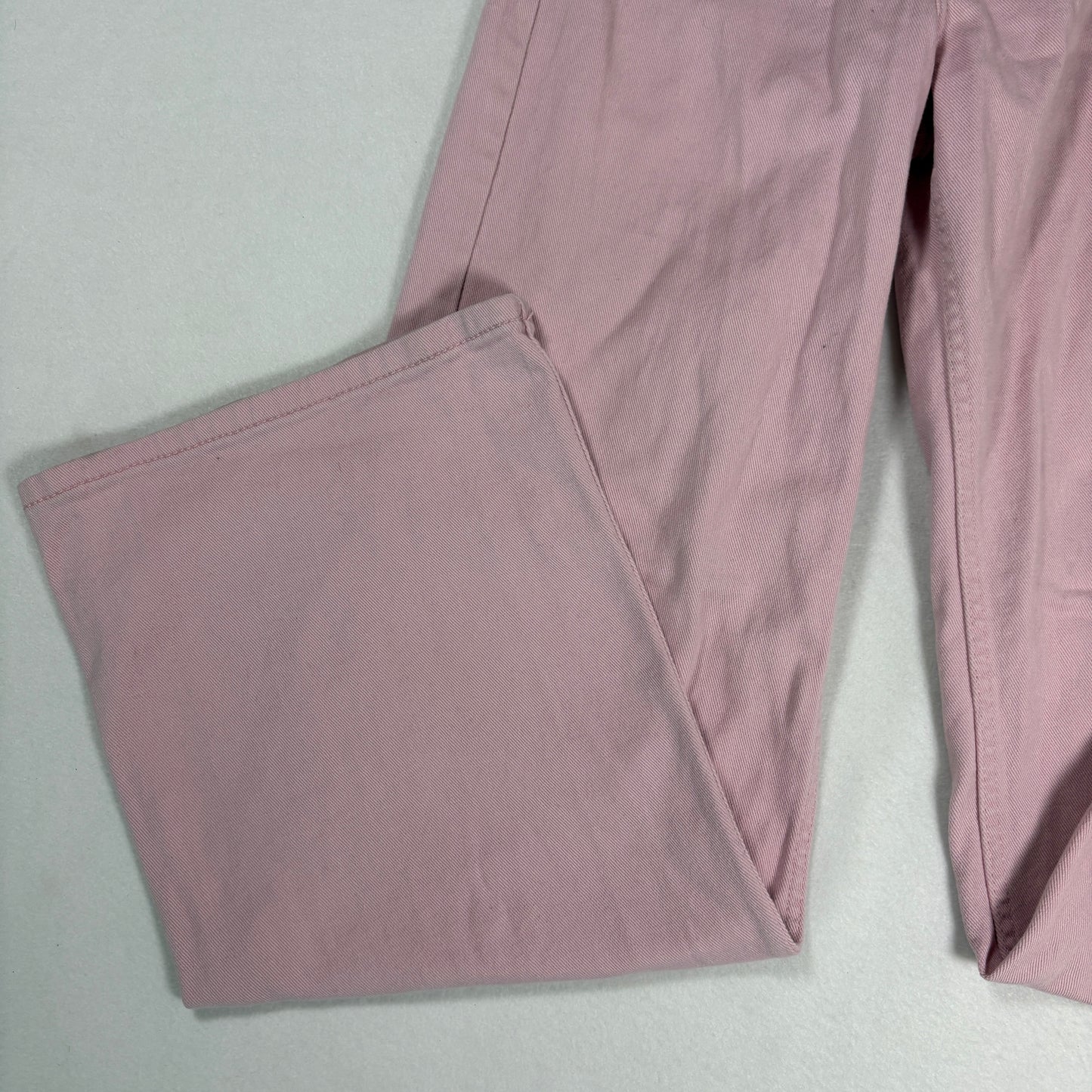 Womens Pink Jeans 32x30 Baggy Y2K 90s Wide Leg Vintage Denim Grunge Streetwear