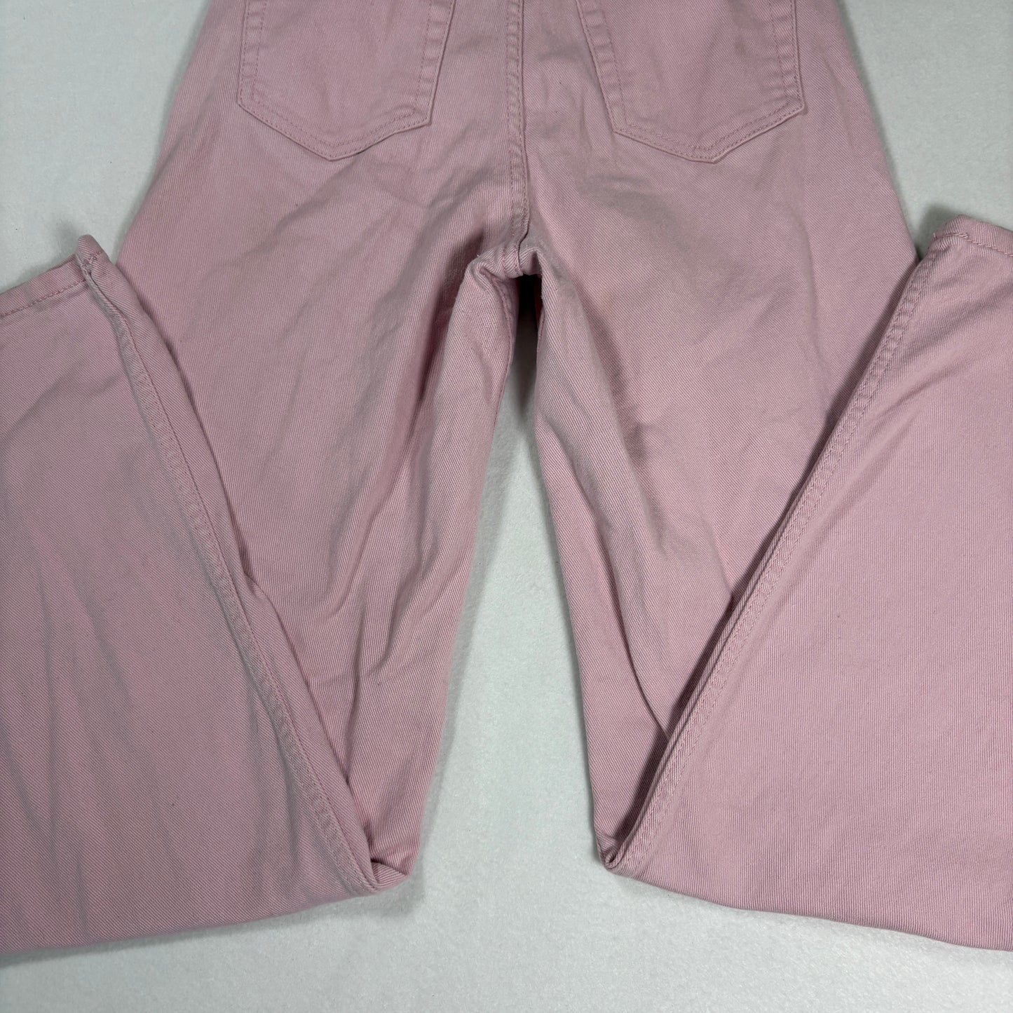 Womens Pink Jeans 32x30 Baggy Y2K 90s Wide Leg Vintage Denim Grunge Streetwear