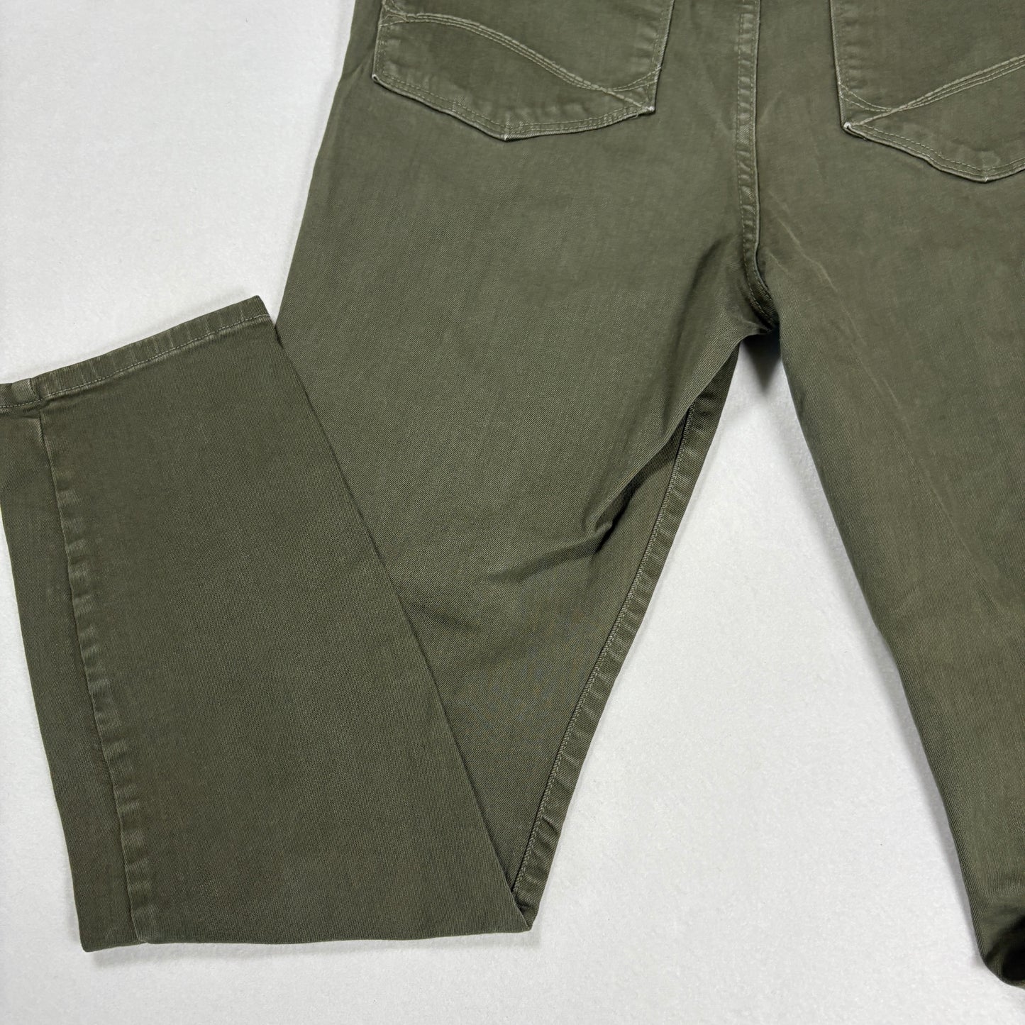 NYDJ Womens Jeans 8 Green Clarissa Ankle Stretch Slim Fit High Rise Denim Pants