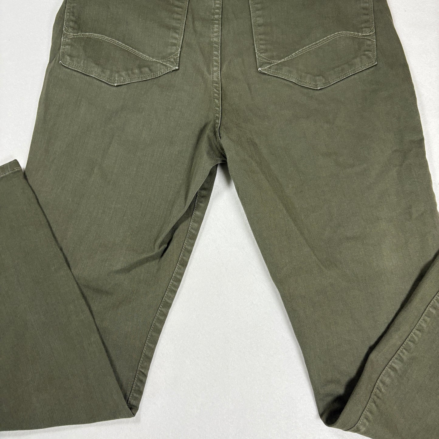 NYDJ Womens Jeans 8 Green Clarissa Ankle Stretch Slim Fit High Rise Denim Pants