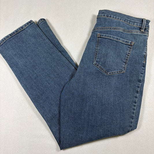 Gloria Vanderbilt Womens Jeans 14 Blue Amanda Classic High Rise Tapered Denim