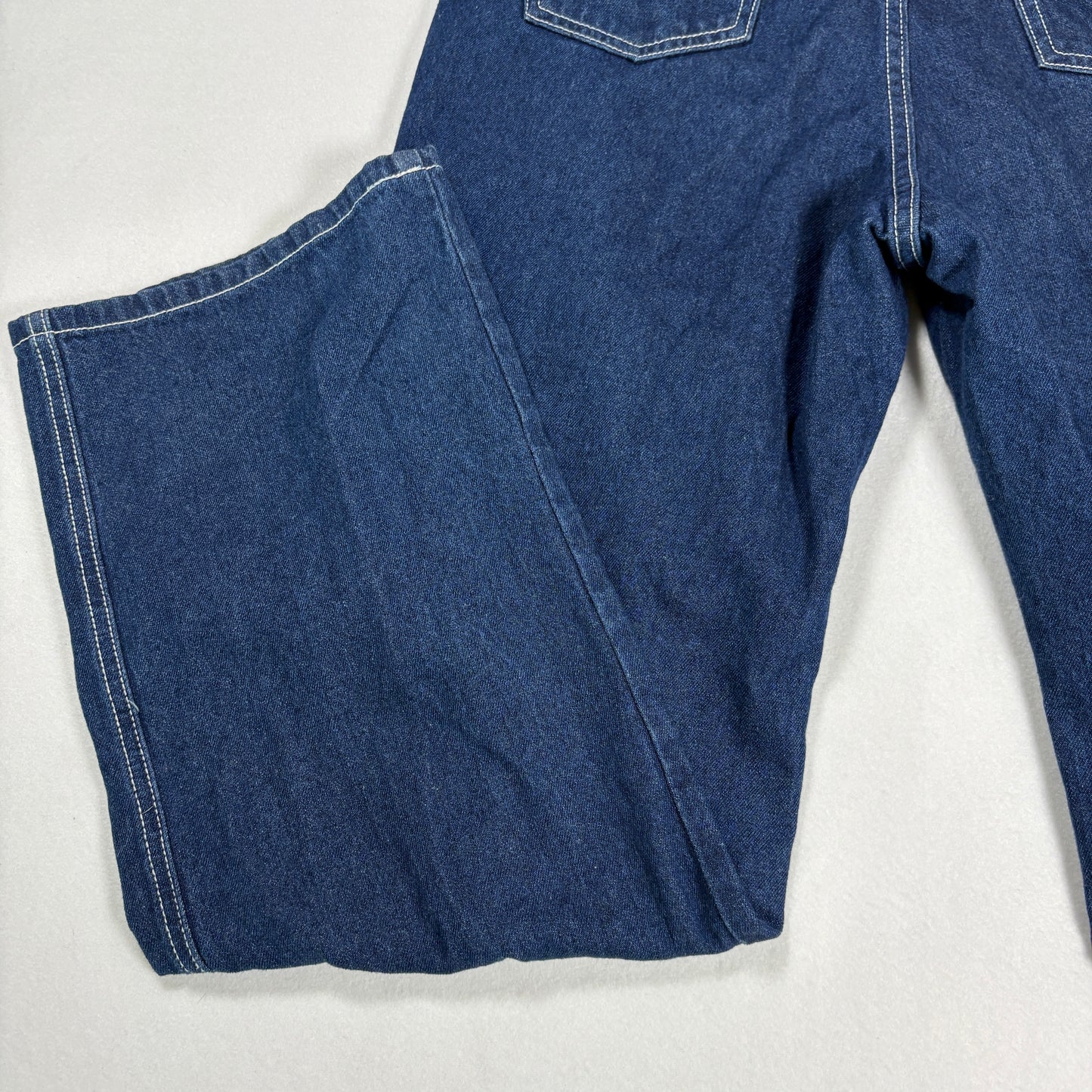 Dazy Womens Jeans XL Blue Baggy Cargo Y2K Wide Leg Carpenter Utility Denim