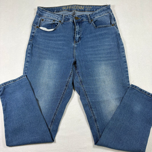 Supradenim Womens Jeans 14 Blue High Rise Ankle Skinny Stretch Y2K Vintage