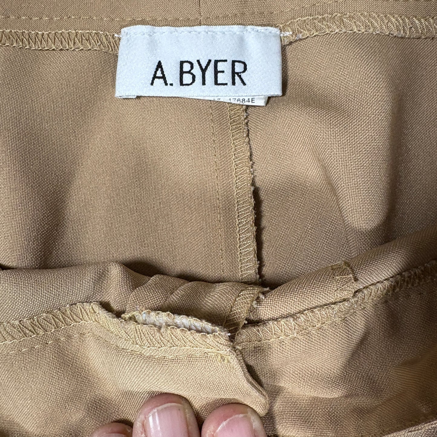 A Byer Womens Pants 7 Brown Dress Slacks Straight Leg Business Casual Workwear