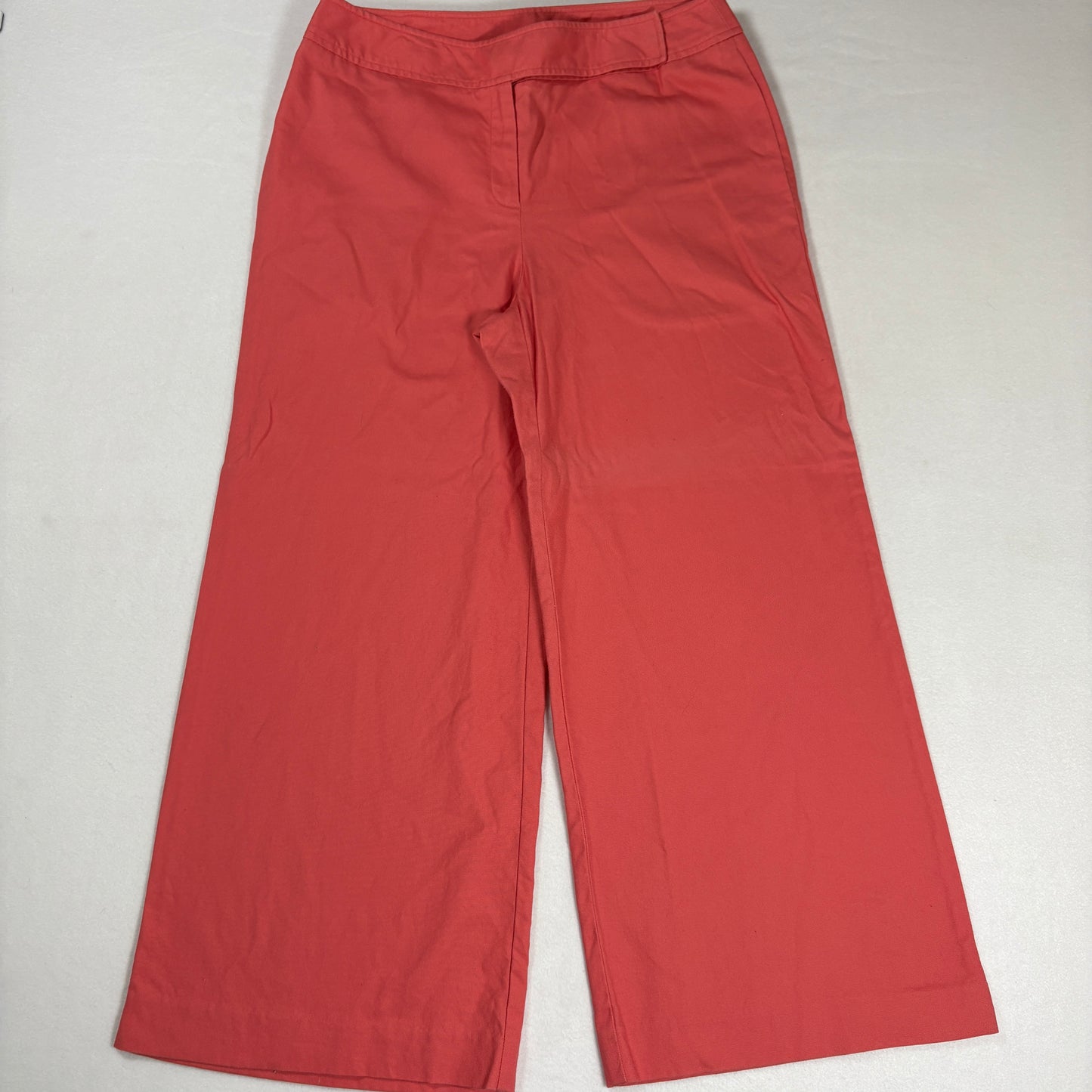 Work to Weekend Womens Pants 8 Red Flare Stretch Career Dress Slacks Y2K Retro