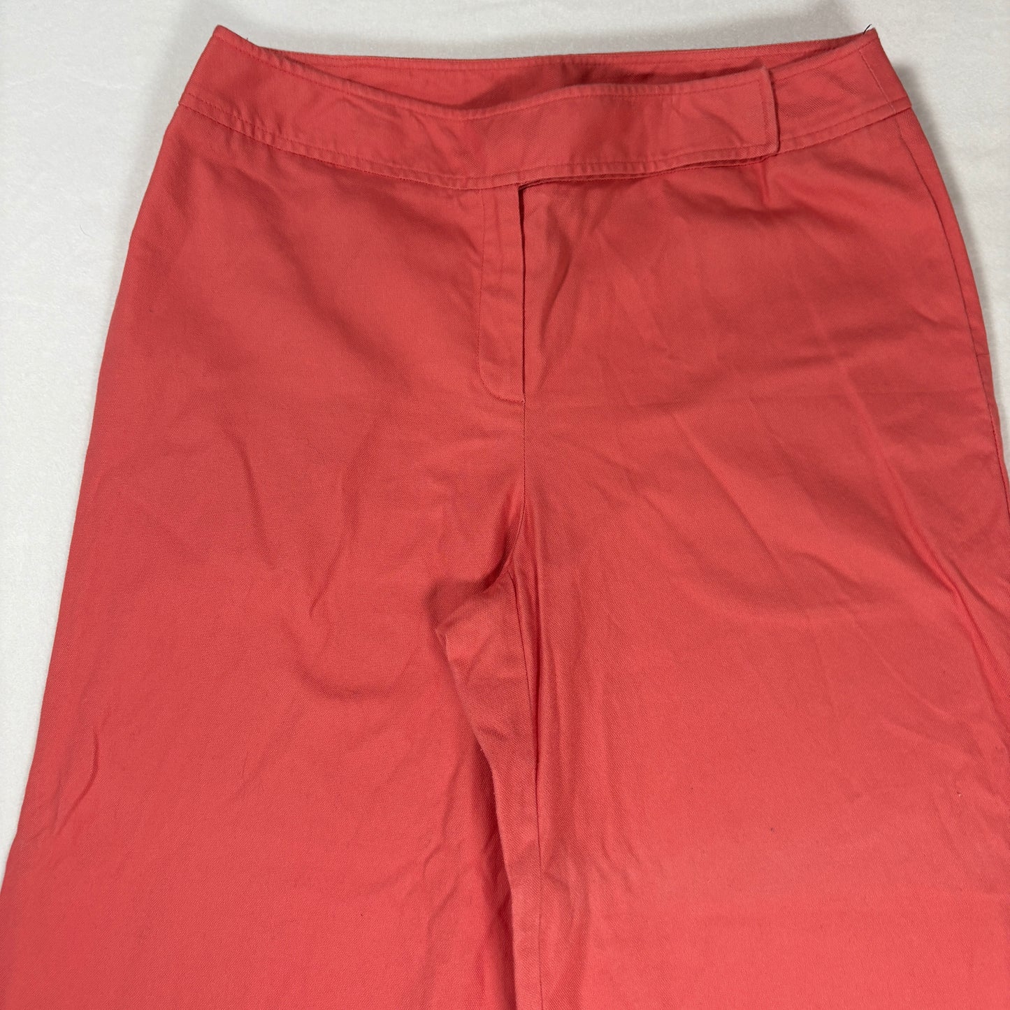 Work to Weekend Womens Pants 8 Red Flare Stretch Career Dress Slacks Y2K Retro