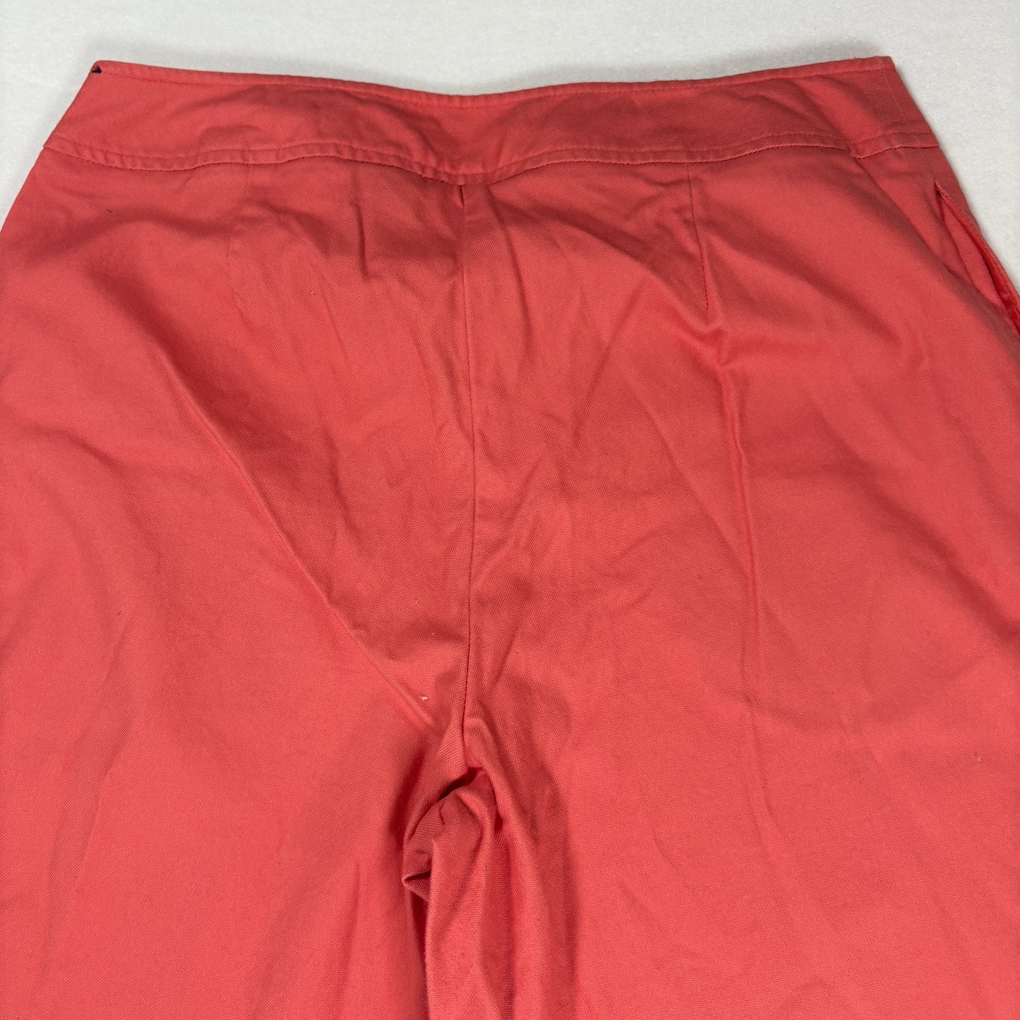 Work to Weekend Womens Pants 8 Red Flare Stretch Career Dress Slacks Y2K Retro