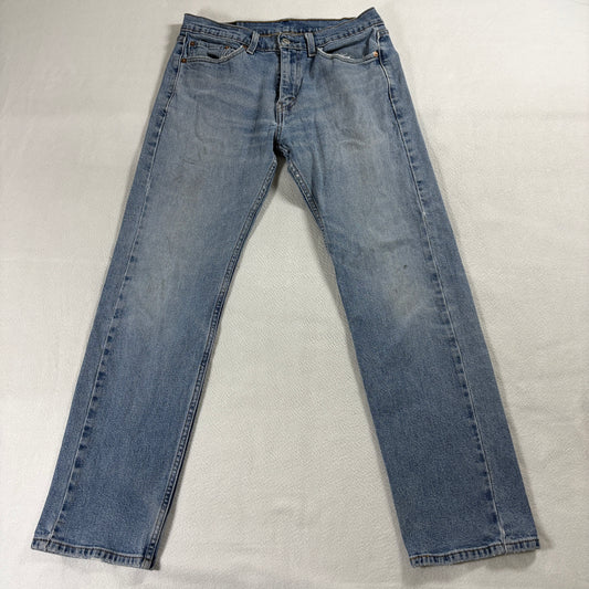 Levis 505 Straight Leg Jeans W30 L30 Fits Like 30X28 Light Wash Denim Classic