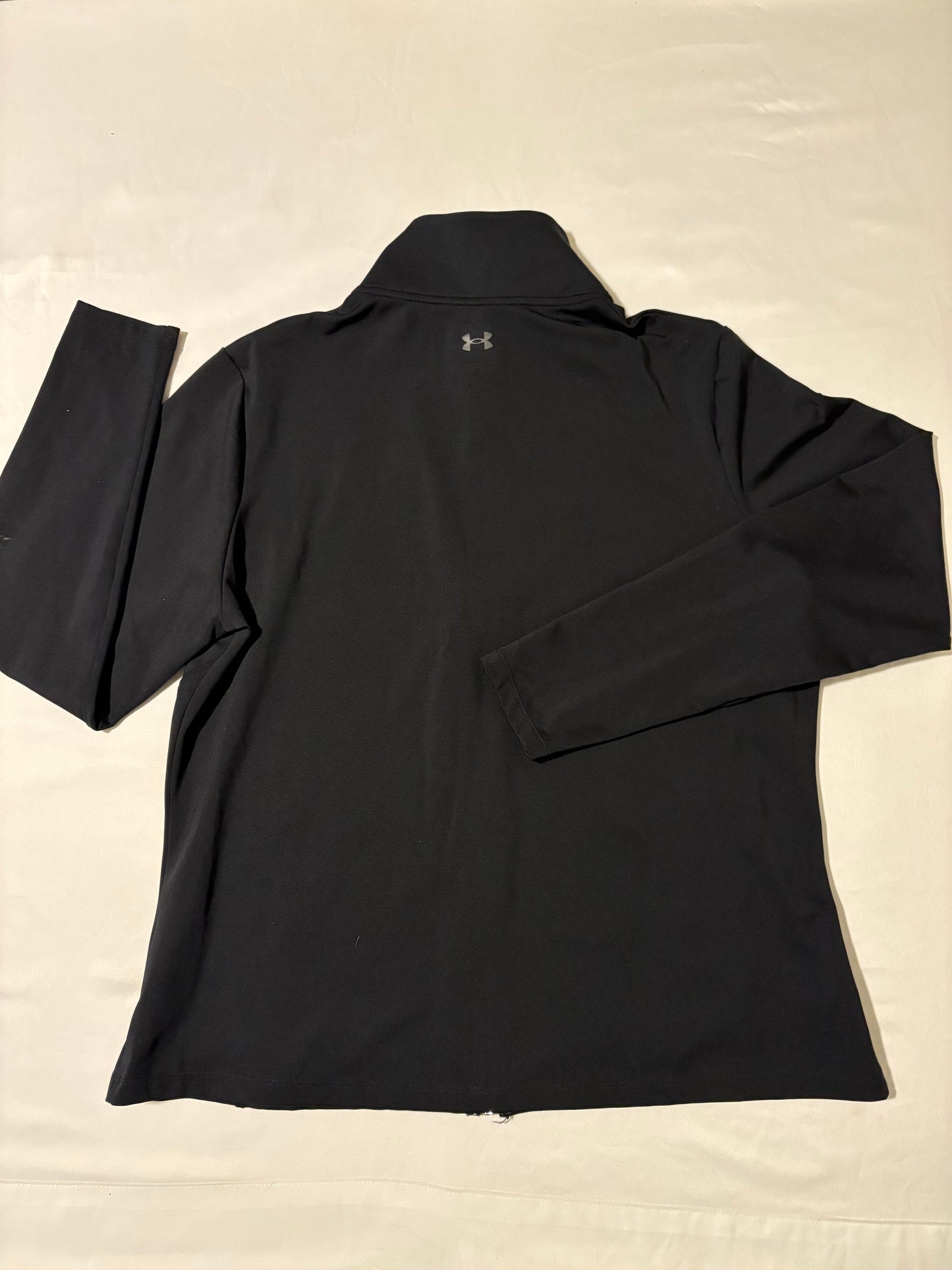 USC Trojans Women’s Full Zip Black Jacket Size M Stretch Fit 25” Length NCAA