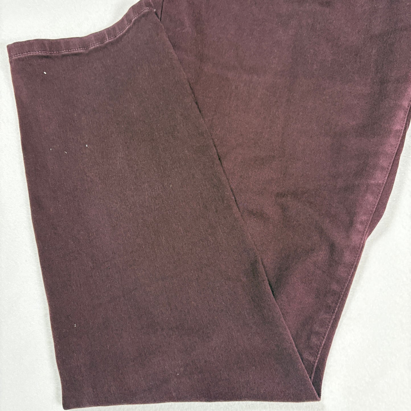 NYDJ Womens Alina Legging Jeans 8 Burgundy Lift Tuck Slim Stretch Jeggings