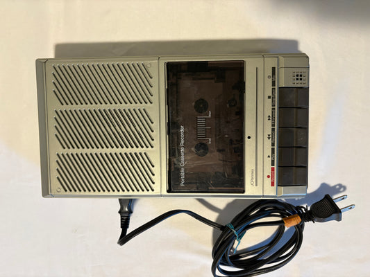 Vintage JCPenney Cassette Player Recorder Model 681-3145 Tested Works Mic Input