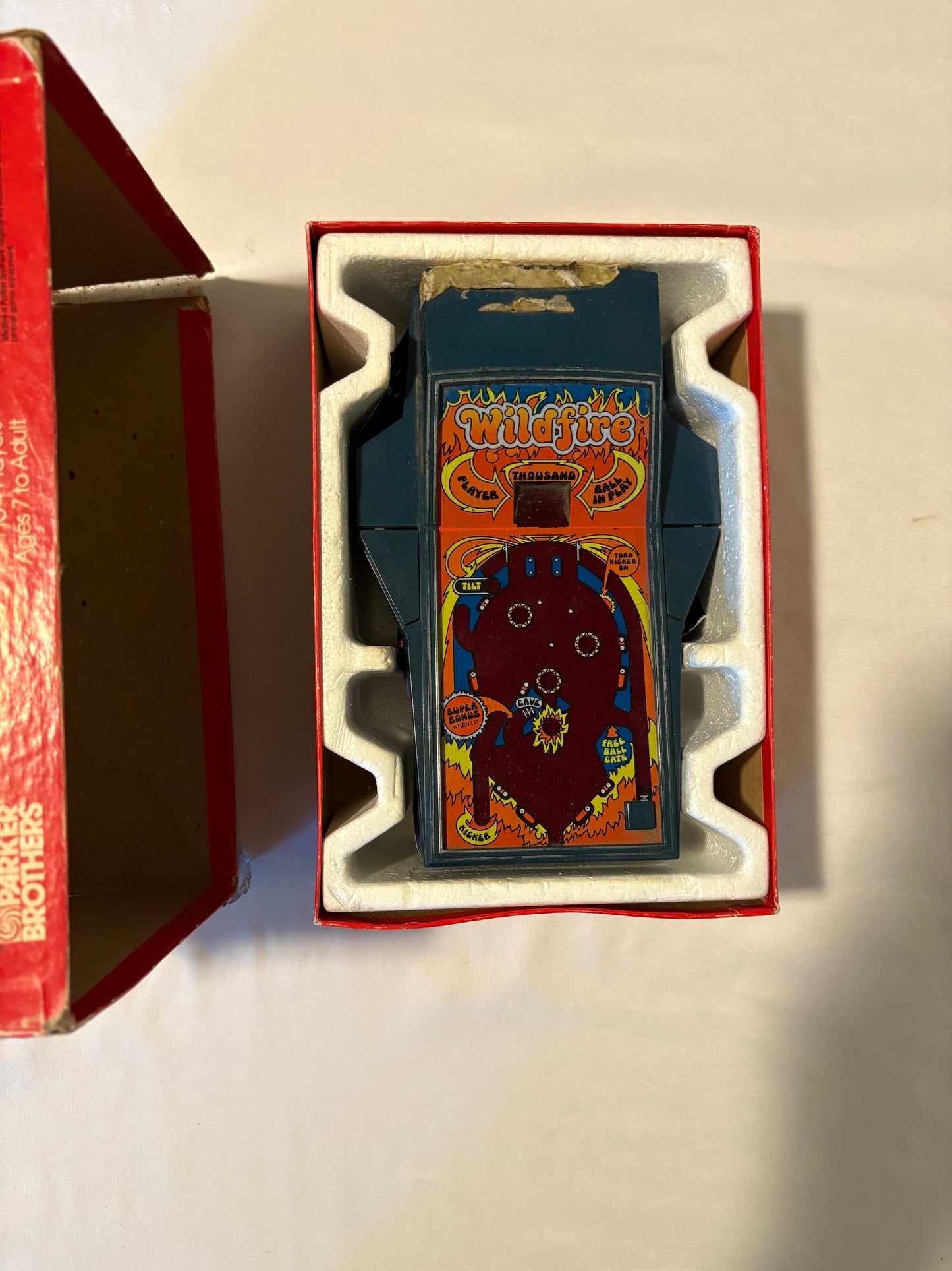 Wildfire Electronic Pinball Game Parker Brothers 1979 With Box Vintage Untested