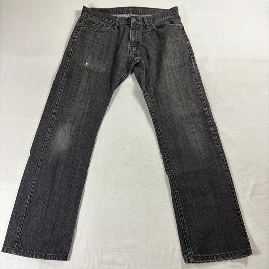 Levis 514 Straight Leg Jeans Gray Wash W33 L32 Tag 33x32 Fits Like 32X30 Denim