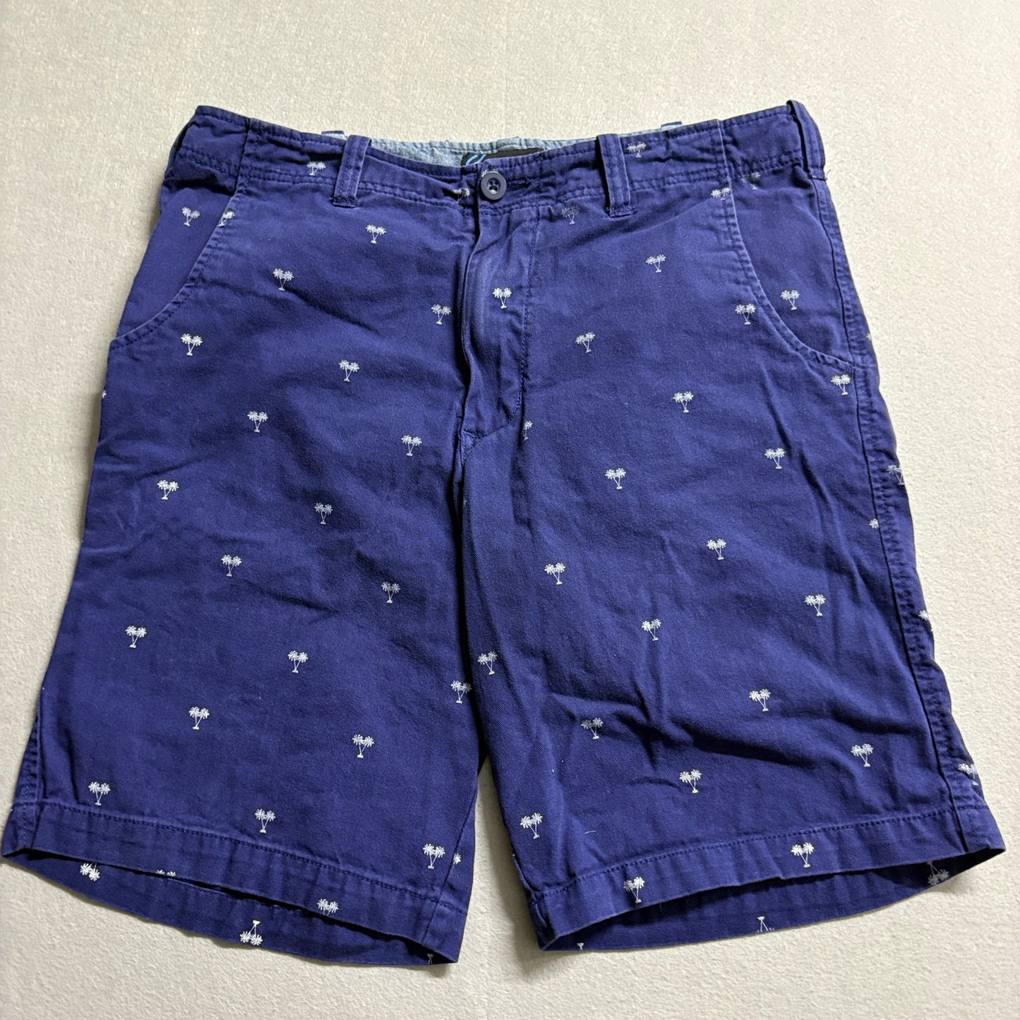 Street Rules Palm Tree Chino Shorts 32 Fits Like 33 Purple Skate Preppy