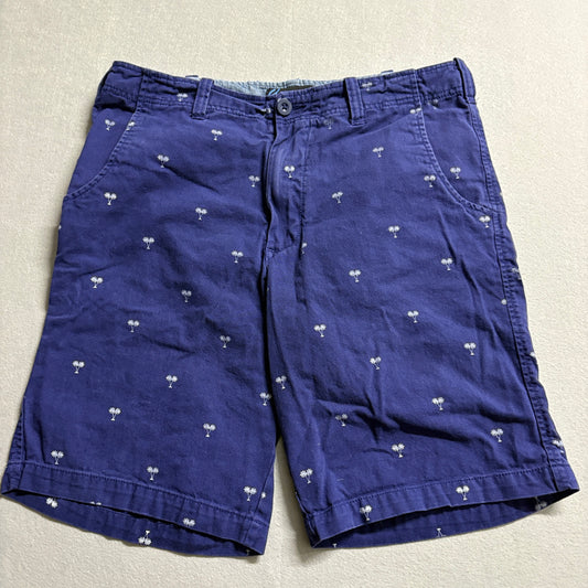 Street Rules Palm Tree Chino Shorts 32 Fits Like 33 Purple Skate Preppy