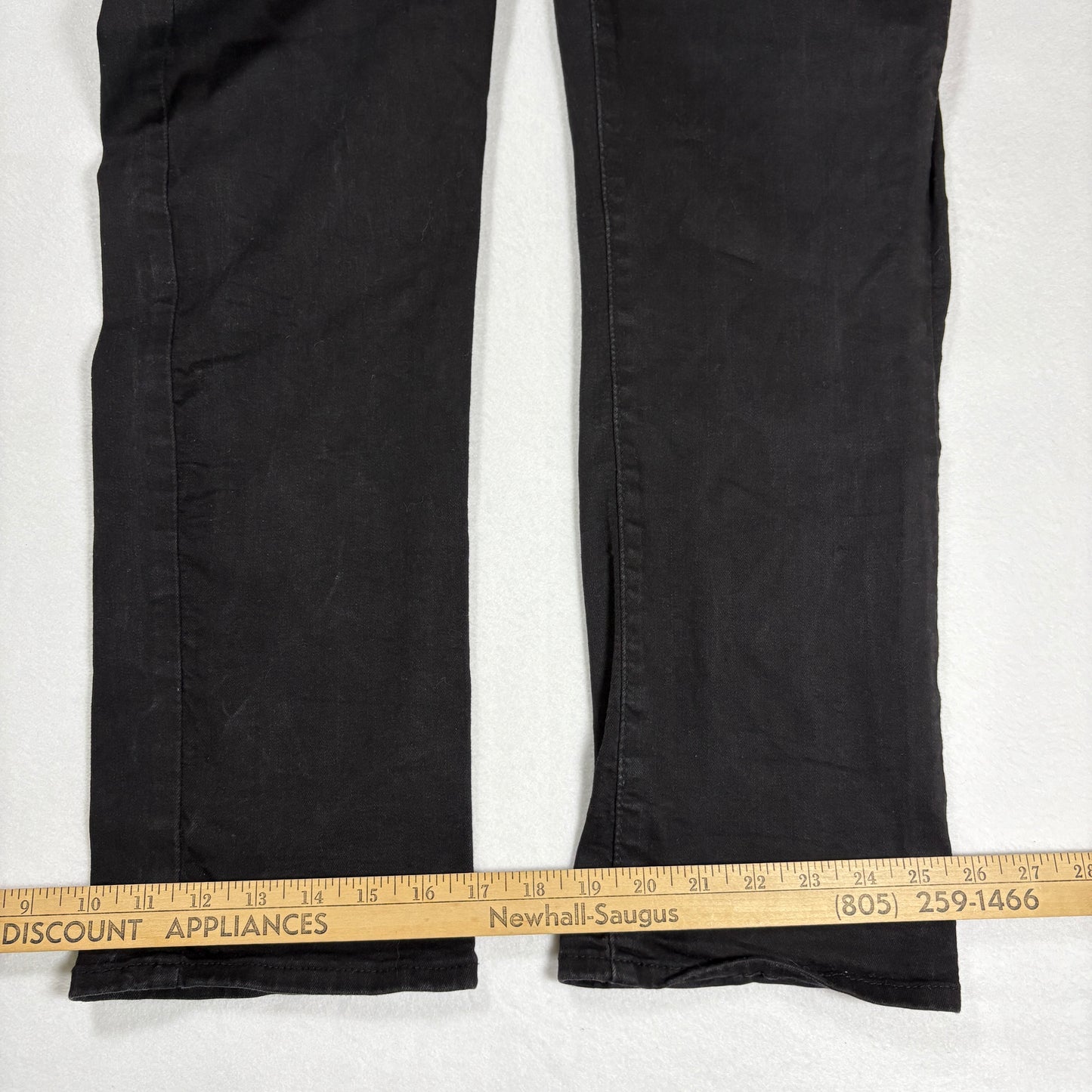 Levis Womens Jeans 14 Black Classic Straight Denim High Rise Y2K Plus Size