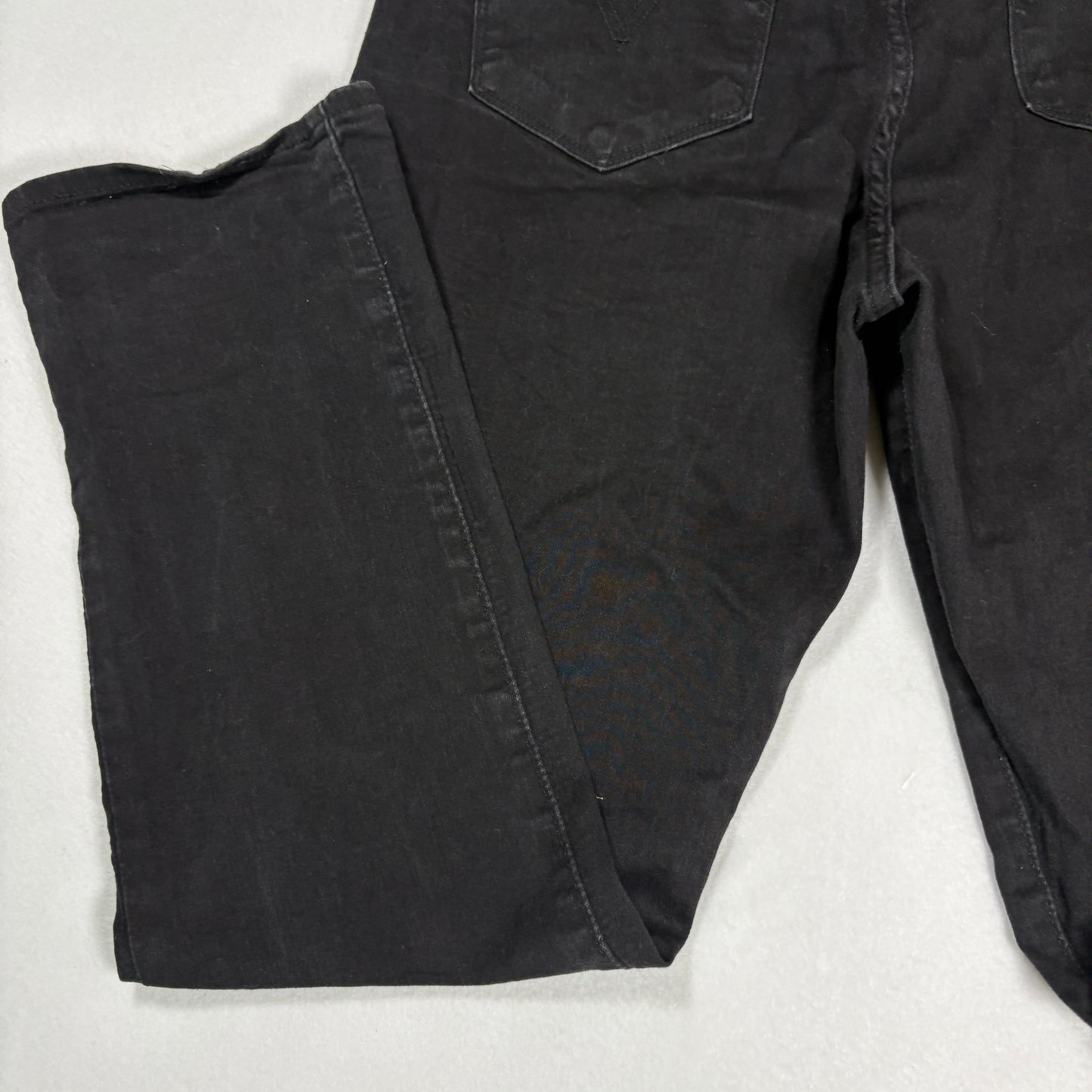 Levis Womens Jeans 14 Black Classic Straight Denim High Rise Y2K Plus Size