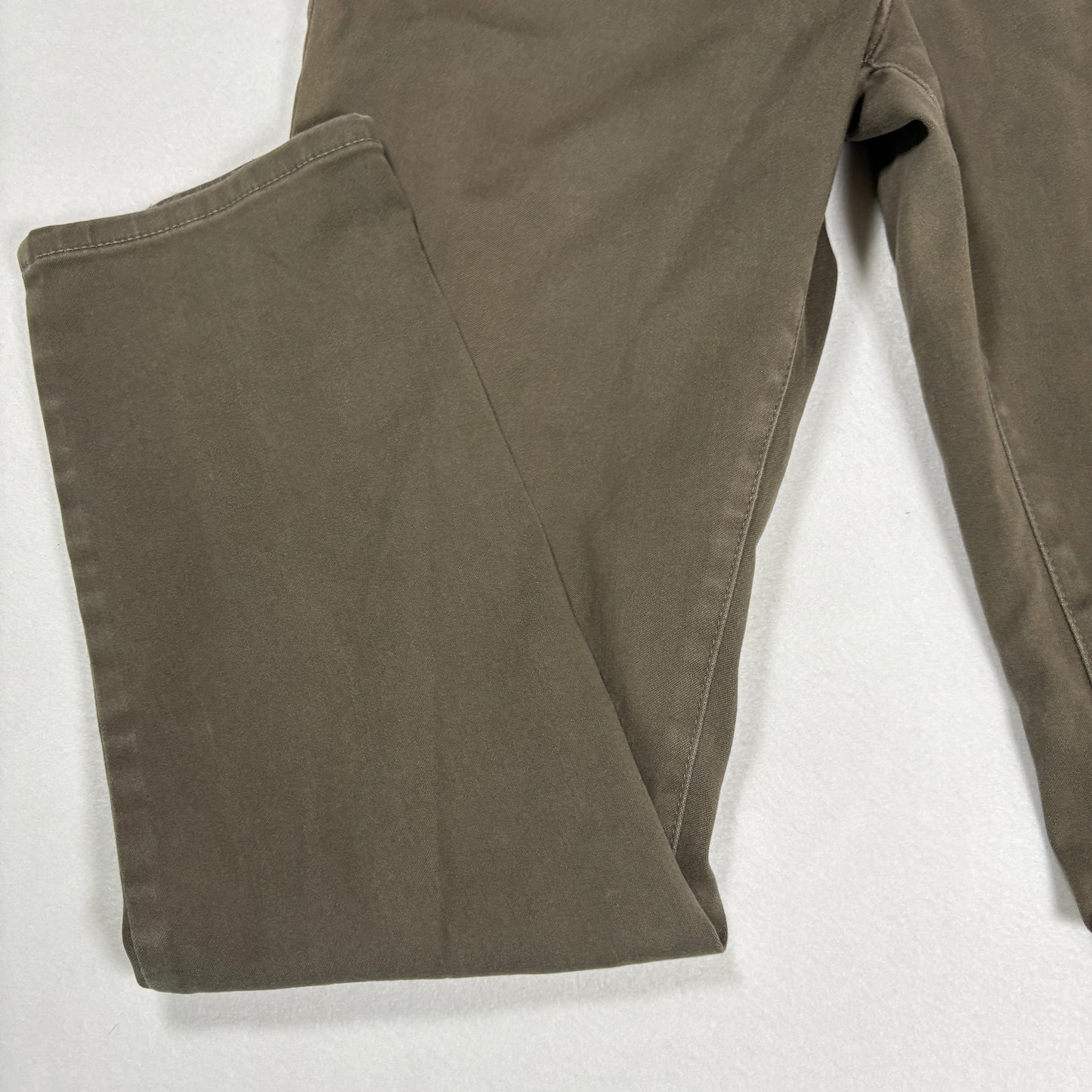 NYDJ Womens Pants 10 Brown Legging Skinny Stretch Denim Ab Slimming Y2K Curvy