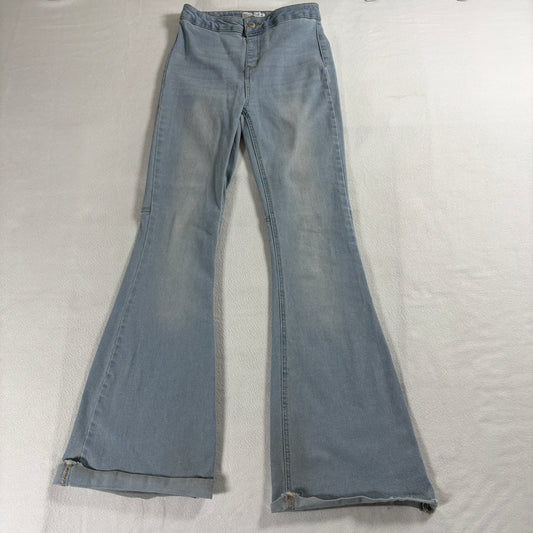Vanilla Star Womens 25 Flare Jeans Light Wash Y2K Vintage 90S Denim Bell BottomX