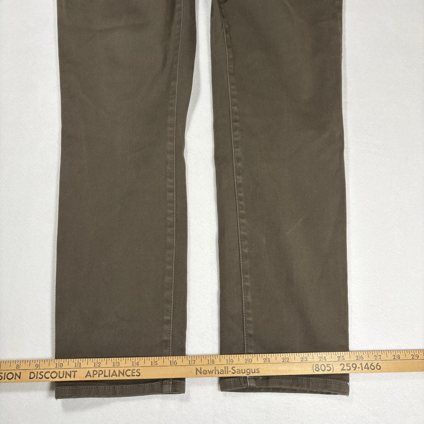 NYDJ Womens Pants 10 Brown Legging Skinny Stretch Denim Ab Slimming Y2K Curvy