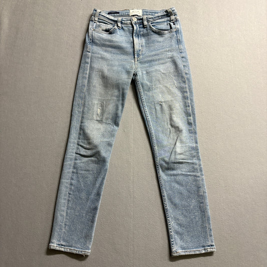 McGuire Vintage Slim Straight Jeans Womens 25 Fits Like 28x27 Light Wash