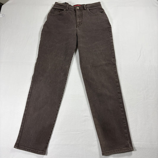 Gloria Vanderbilt Jeans Womens 12 Brown Stretch Classic Fit Amanda Style Denim