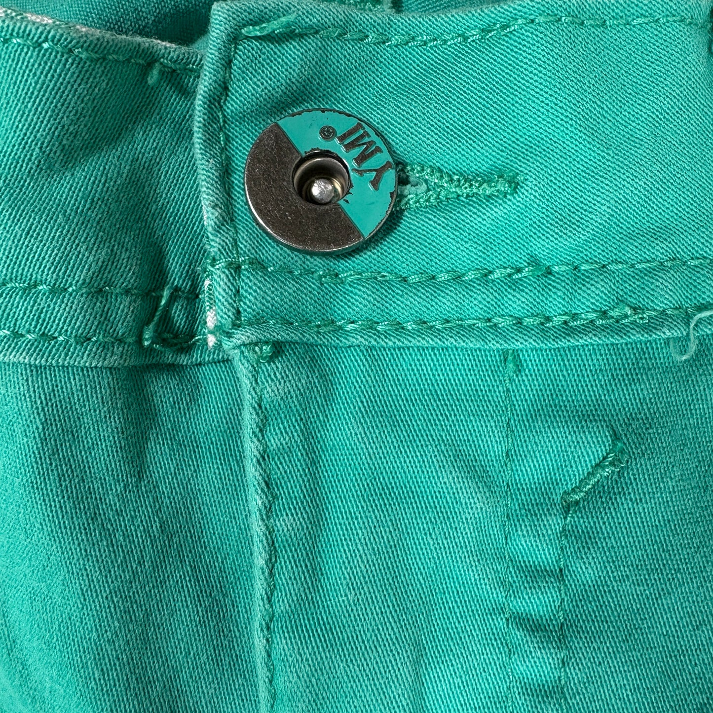 Royalty Womens Jeans 10 Green Skinny Stretch Colored Denim Y2K Vibrant Pants