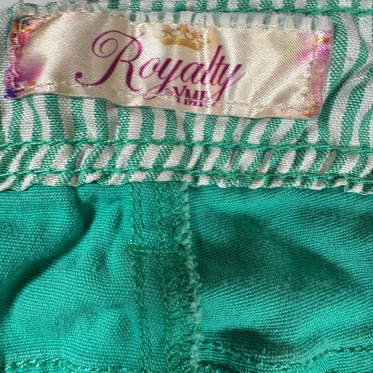 Royalty Womens Jeans 10 Green Skinny Stretch Colored Denim Y2K Vibrant Pants