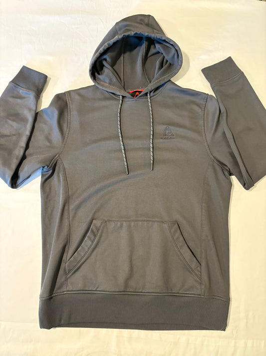 Gerry Performance Hoodie Pullover Sweatshirt Gray Men’s M Waffle Knit Casual