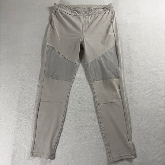 Simply Vera Vera Wang Womens M Gray Stretch Denim Leggings Microsuede Panels