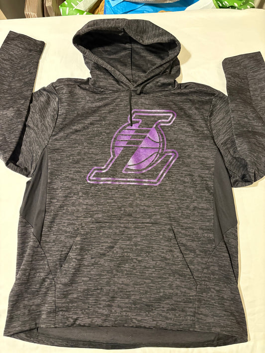 Lakers Hoodie Fanatics XL – Black Camo Logo Pullover Sweatshirt NBA Licensed