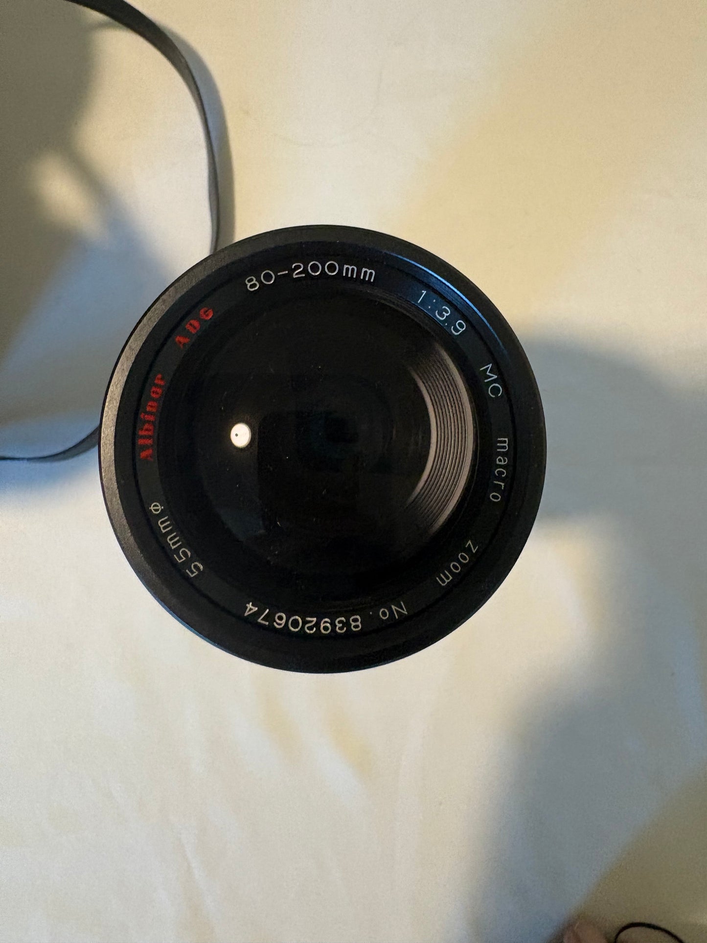 Albinar ADG 80-200mm f/3.9 MC Macro Zoom Lens PK Mount w/ Case & Caps Clean