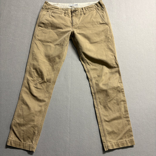 Uniqlo Ines De La Fressange Chino Pants Womens 70 Khaki Slim Stretch Casual
