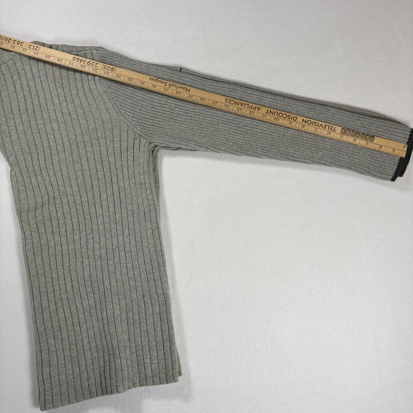 DKNY Active Womens Gray Ribbed Sweater XL Half Zip Y2K 90s Minimalist Cotton