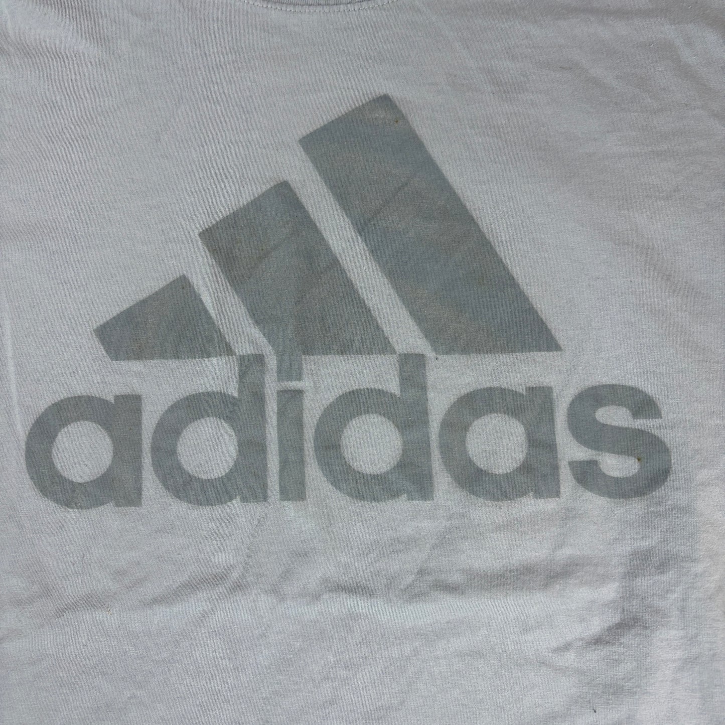 Adidas Mens Blue Golf T Shirt Medium Logo Tee Athletic Sportswear Casual