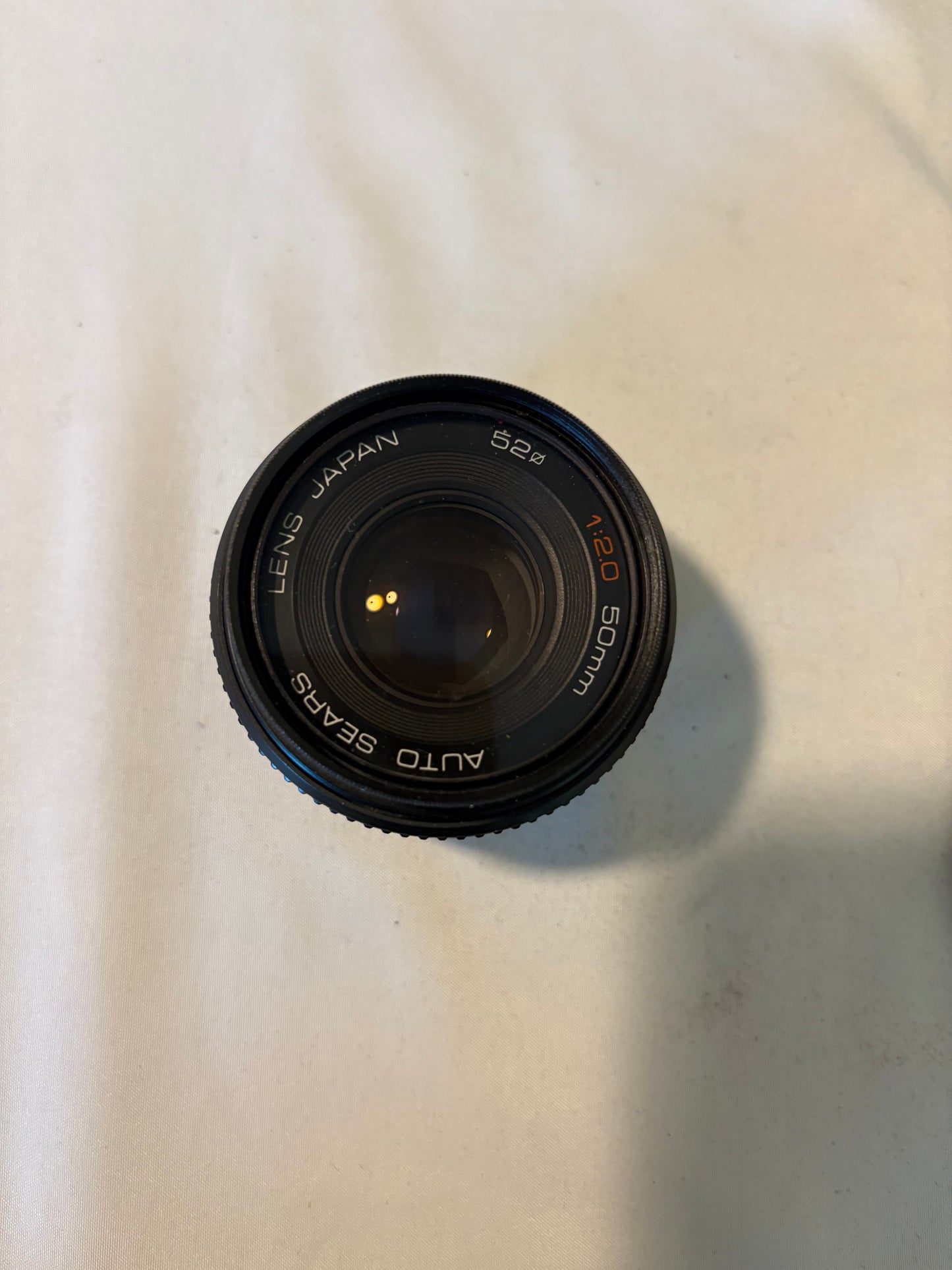 Vintage 28mm f/2.8 Manual Focus Lens Japan 52mm w/ Caps – Clean Glass