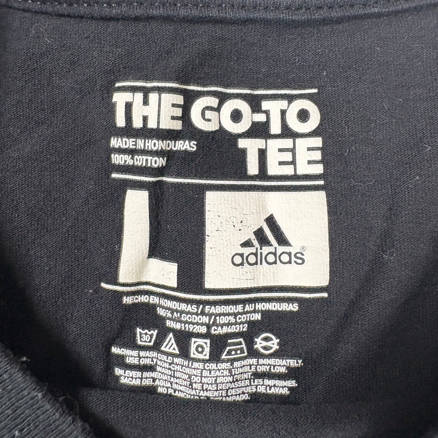 Adidas Mens Houston Rockets Harden 13 T Shirt Large Black NBA Basketball Tee