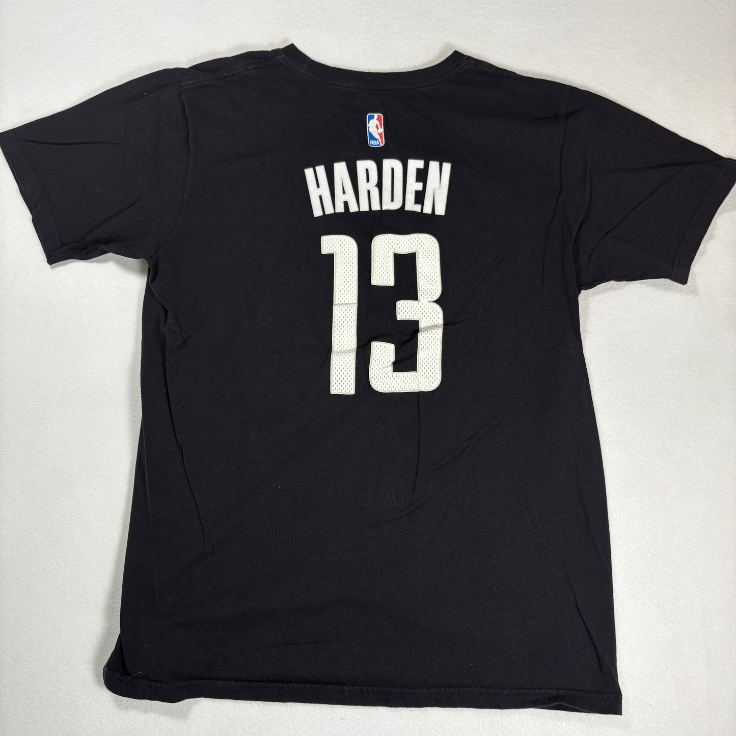 Adidas Mens Houston Rockets Harden 13 T Shirt Large Black NBA Basketball Tee