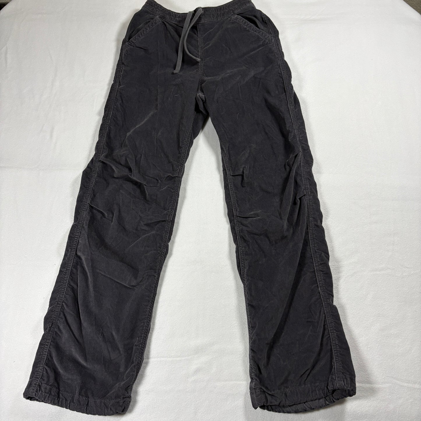 Hollister Parachute Pants Womens XXS Long Baggy Adjustable Rise Y2K Grunge Grey